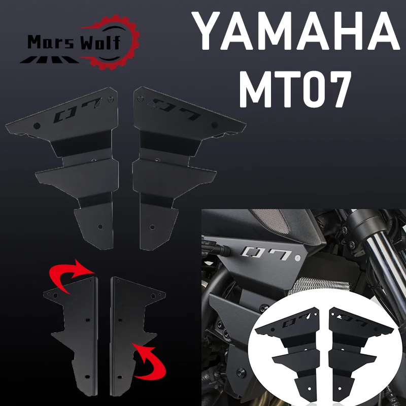 Motorcycle Sport Downforce Naked Side Spoilers Aerodynamic Wing Deflector Fits For YAMAHA NEW MT-07 FZ-07 MT07 FZ07 2021-2023
Motorcycle Sport Downforce Naked Side Spoilers Aerodynamic Wing Deflector Fits For YAMAHA NEW MT-07 FZ-07 MT07 FZ07 2021-2023