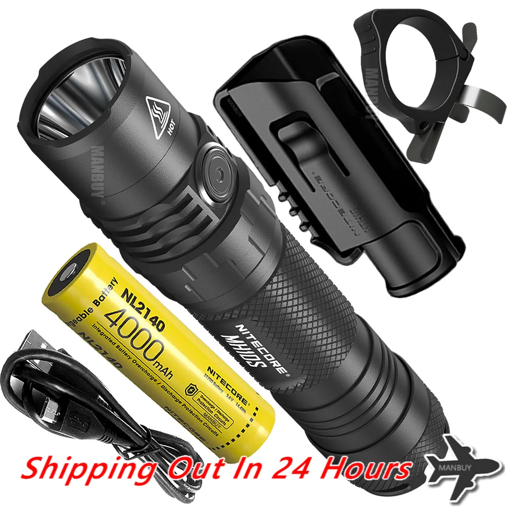 Wholesale NITECORE NTR10 Tactical Ring Pro + MH10S 1800 Lumen USB Rechargeable Flashlight EDC Torch NL2140 21700 Battery Outdoor
Wholesale NITECORE NTR10 Tactical Ring Pro + MH10S 1800 Lumen USB Rechargeable Flashlight EDC Torch NL2140 21700 Battery Outdoor