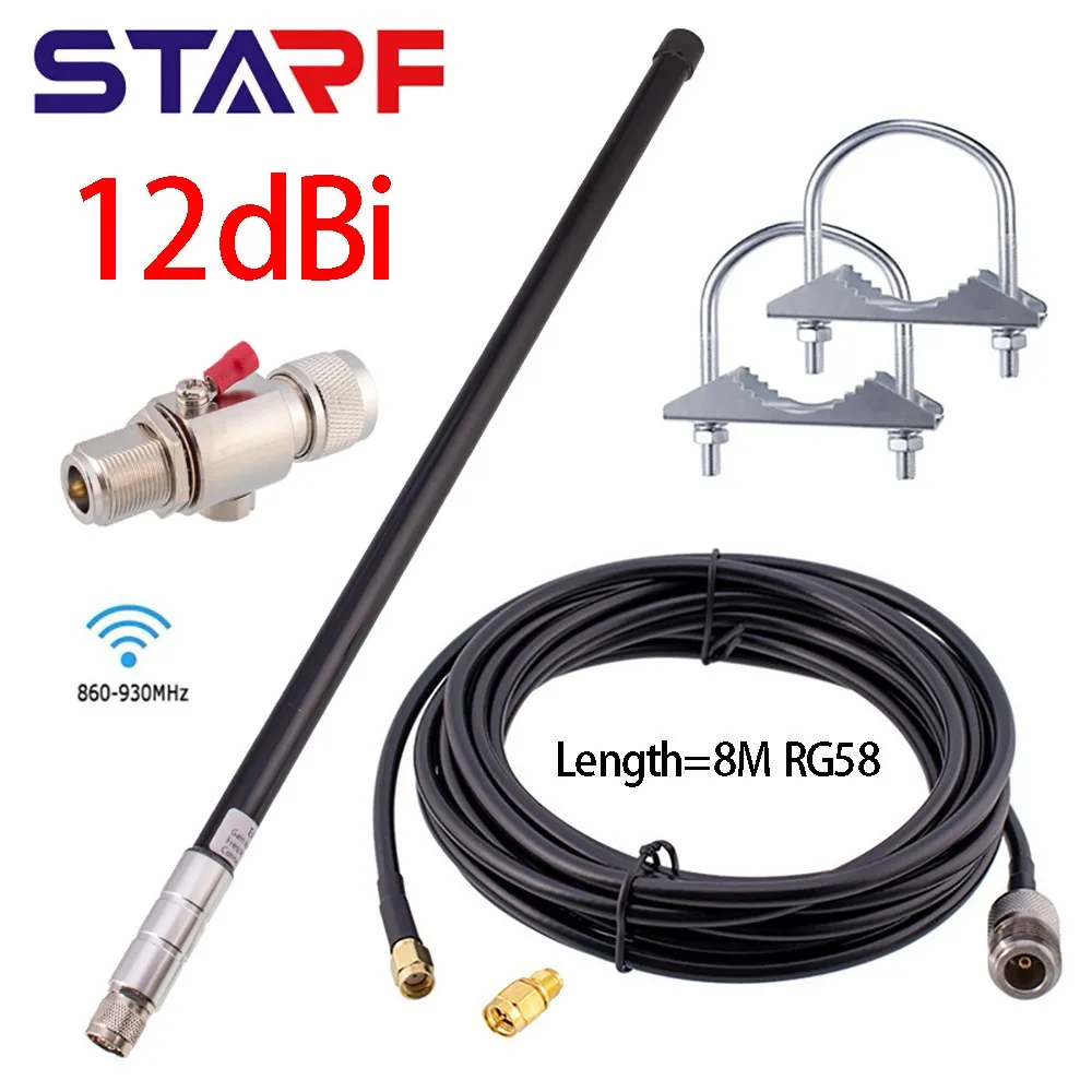 5-12 дБи для Lora Helium HNT Miners Bobcat набор антенн для майнинга 860-930 МГц Omni Стекловолоконная антенна с кабелем RG58
5-12 дБи для Lora Helium HNT Miners Bobcat набор антенн для майнинга 860-930 МГц Omni Стекловолоконная антенна с кабелем RG58