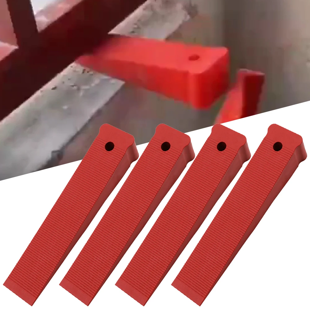 Quick Adjustment Tool 4pcs Leveling Wedge Locator Spacers 174*35*30mm Anti-skid Durable Firm Kits Nylon Parts Red
Quick Adjustment Tool 4pcs Leveling Wedge Locator Spacers 174*35*30mm Anti-skid Durable Firm Kits Nylon Parts Red