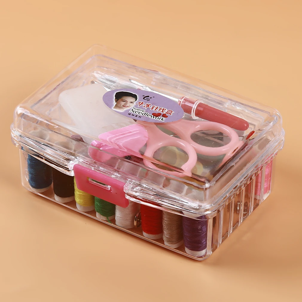 1Pc Sewing Kit Sewing Tool Pack Boxed Thread Threader Needle Tape Measure Scissor Thimble Sewing Tool Accessory Household Items
1Pc Sewing Kit Sewing Tool Pack Boxed Thread Threader Needle Tape Measure Scissor Thimble Sewing Tool Accessory Household Items