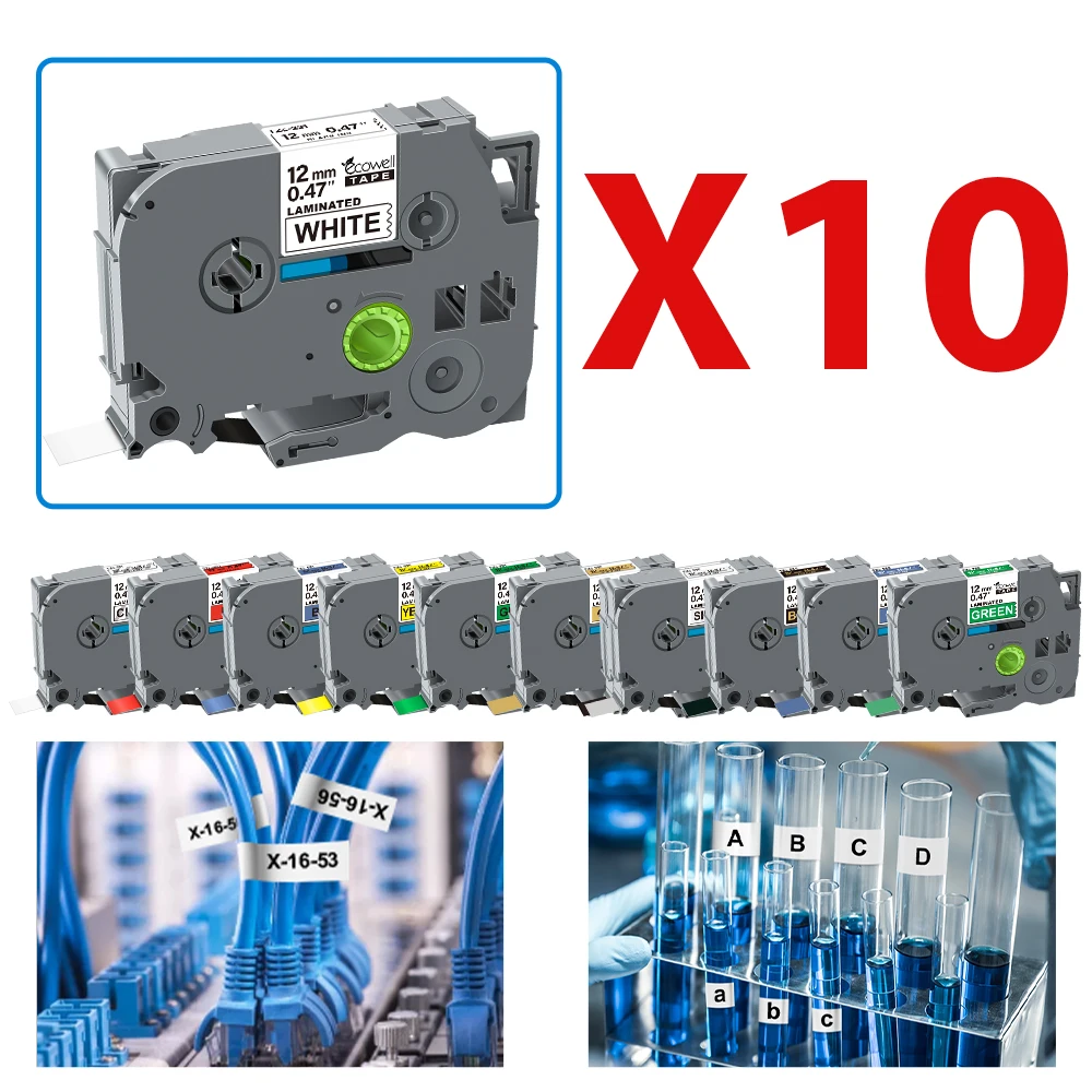 10PK 231 TZ-White Label Tape Replace for Brother 231 tz231 131 631 221 211 FX231 Label Catridge for Brother PTH110 Label Maker
10PK 231 TZ-White Label Tape Replace for Brother 231 tz231 131 631 221 211 FX231 Label Catridge for Brother PTH110 Label Maker