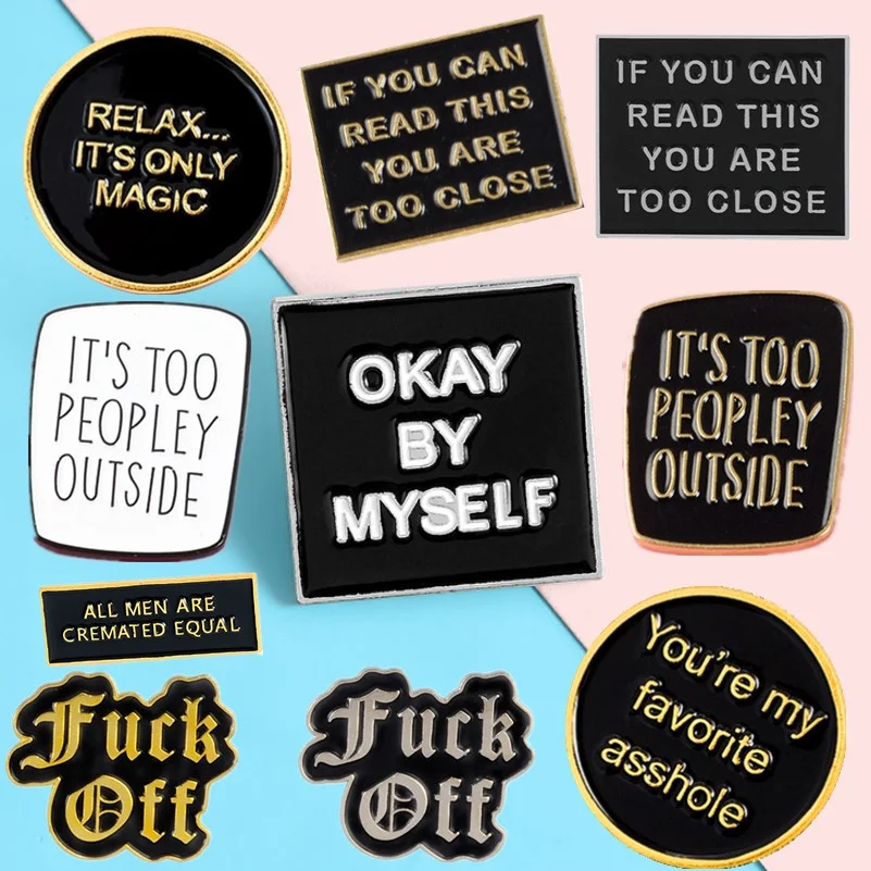 Inspirational Quotes Alloy Medical Letter Brooches Enamel Pin Sickle Hammer Coat Lapel Badge Moon Phase Christmas Jewelry Cute
Inspirational Quotes Alloy Medical Letter Brooches Enamel Pin Sickle Hammer Coat Lapel Badge Moon Phase Christmas Jewelry Cute