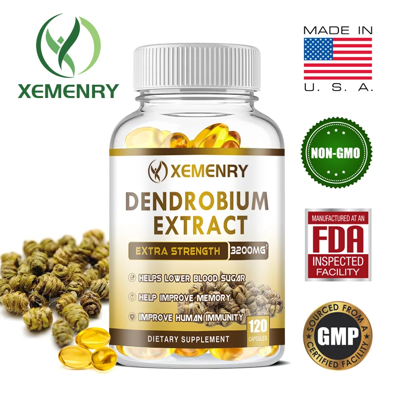 

Dendrobium Extract Supplement Helps Lower Blood Sugar, Improves Memory, and Improves Immunity. High-quality and Pure Dendrobium.