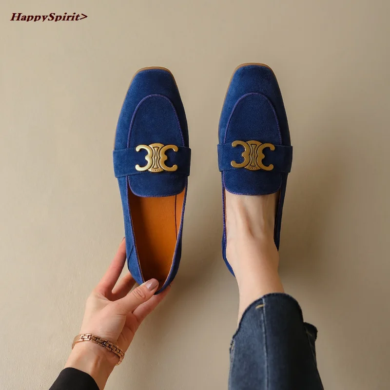 New retro woman shoes for women shoe square toe loafers metal buckle women's shoes Spring/summer flat shoes
New retro woman shoes for women shoe square toe loafers metal buckle women's shoes Spring/summer flat shoes