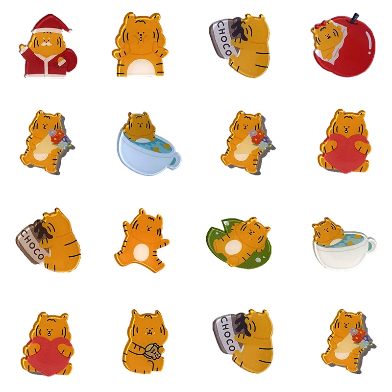 Q Version Cute Fat Tiger Epoxy Resin Charms Acrylic DIY Flat Jewelry Makings Jewelry Findings Cartoon Creative Decoration FLH251
Q Version Cute Fat Tiger Epoxy Resin Charms Acrylic DIY Flat Jewelry Makings Jewelry Findings Cartoon Creative Decoration FLH251