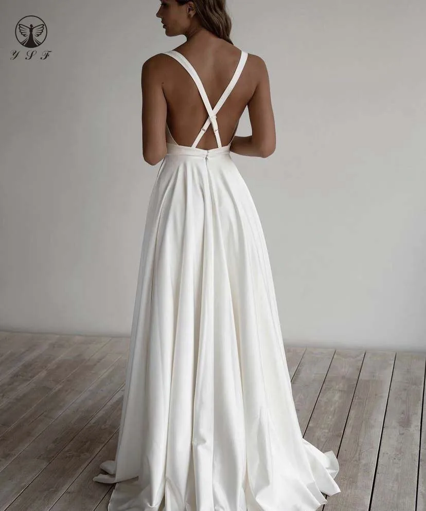 2022 Garden Wedding Dresses Square Neck Sleeveless Crisscross Back Robe De Mariee
2022 Garden Wedding Dresses Square Neck Sleeveless Crisscross Back Robe De Mariee