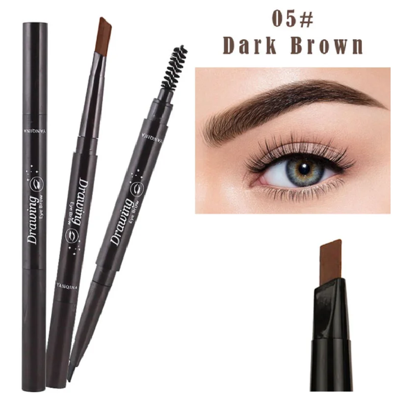 Double Heads Automatic Eyebrow Pencil Waterproof Long-lasting Easy Ware Eyebrow Pen with Eyebrow Brush Women Natural Makeup
Double Heads Automatic Eyebrow Pencil Waterproof Long-lasting Easy Ware Eyebrow Pen with Eyebrow Brush Women Natural Makeup