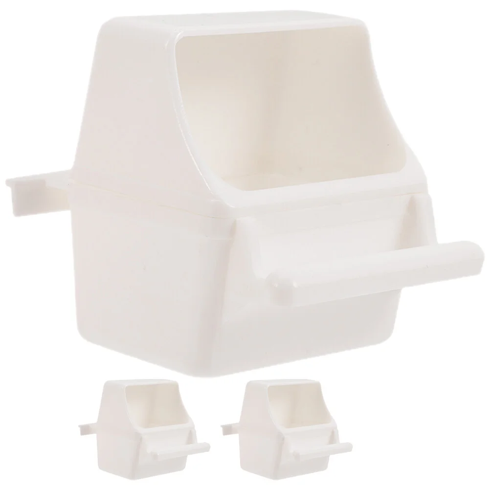 3 Pcs Supplies Parrot Feeder Small Plastic Containers Feeders Bird Cage Cockatiel Pet Feeder Feeding Food Vegetable
3 Pcs Supplies Parrot Feeder Small Plastic Containers Feeders Bird Cage Cockatiel Pet Feeder Feeding Food Vegetable