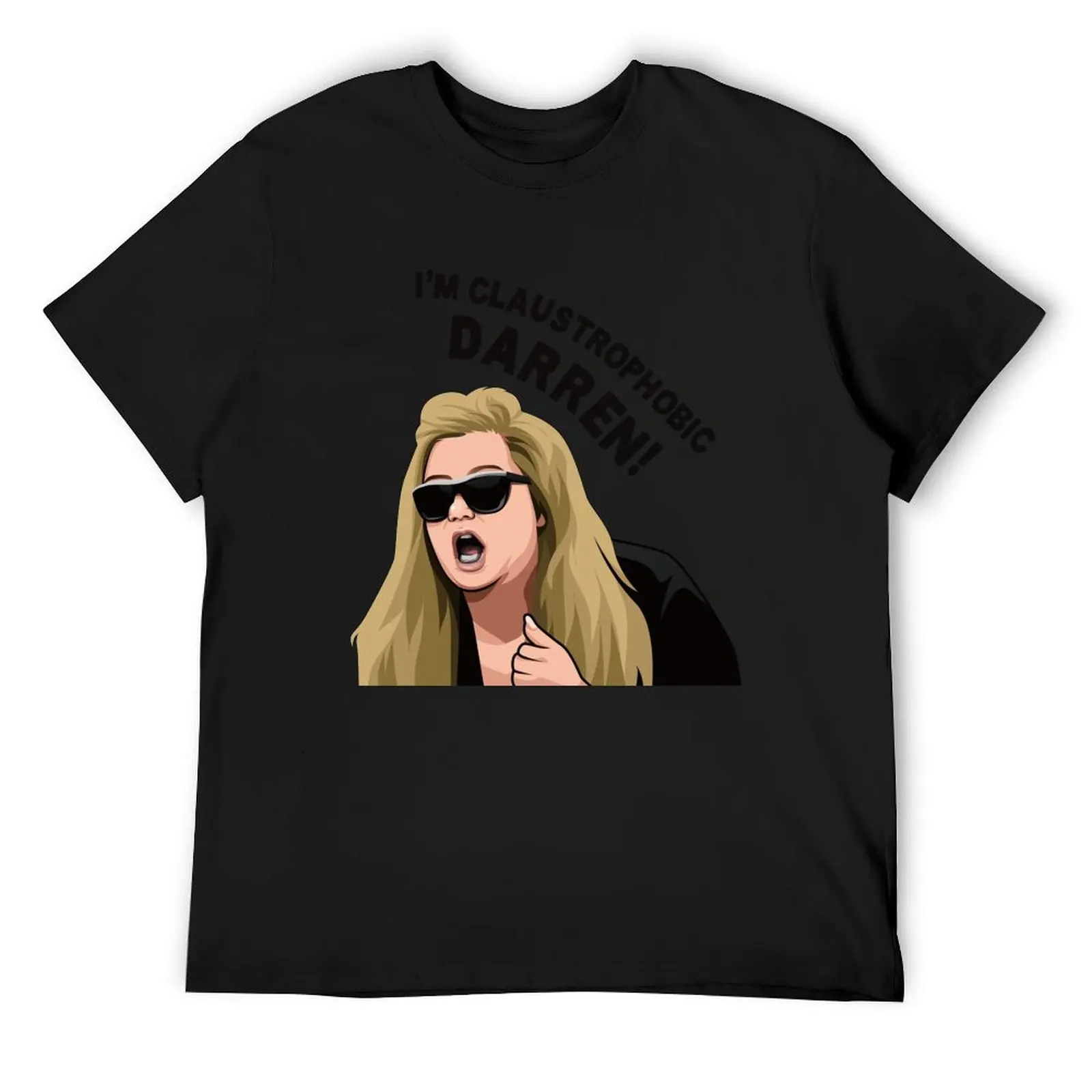 Я Кластрофобный Даррен! Футболка Gemma Collins Merch одежда больших размеров футболка на