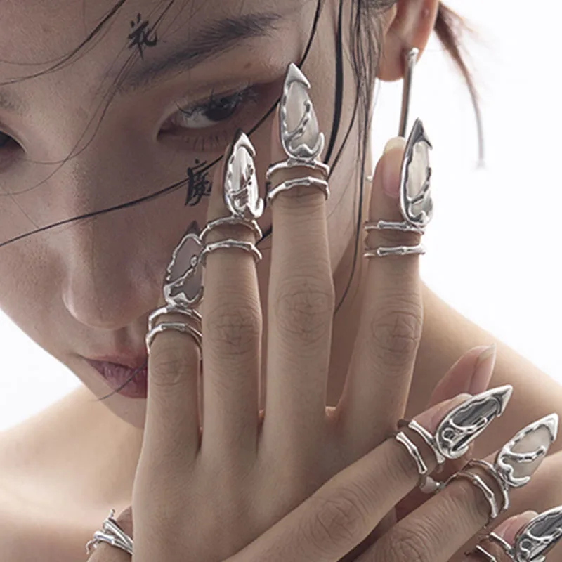 Kimitoshi Y2K Metal Jade Nail Art Natural Jade Bamboo Open Ring Fashion Neutral Design Custom Style Premium Jewelry
Kimitoshi Y2K Metal Jade Nail Art Natural Jade Bamboo Open Ring Fashion Neutral Design Custom Style Premium Jewelry