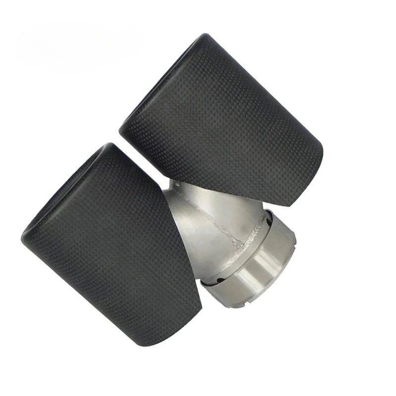 2pcs Custom Car Carbon Fiber Exhaust Tip Dual Exhaust Pipe 2.5 Inch Inlet Glossy Black Carbon Exhaust Tip End Pipe
2pcs Custom Car Carbon Fiber Exhaust Tip Dual Exhaust Pipe 2.5 Inch Inlet Glossy Black Carbon Exhaust Tip End Pipe