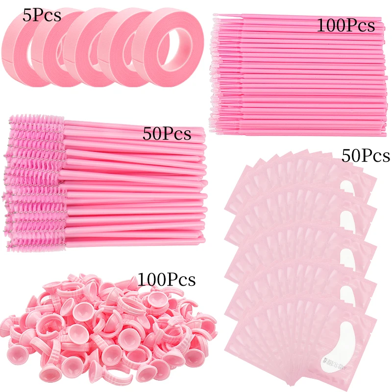 Eyelash Extension Set lashes Micro Brush Tape Glue Ring Eye Pad Disposable Mascara Applicator Grafting Eyelashes Makeup Tools
Eyelash Extension Set lashes Micro Brush Tape Glue Ring Eye Pad Disposable Mascara Applicator Grafting Eyelashes Makeup Tools