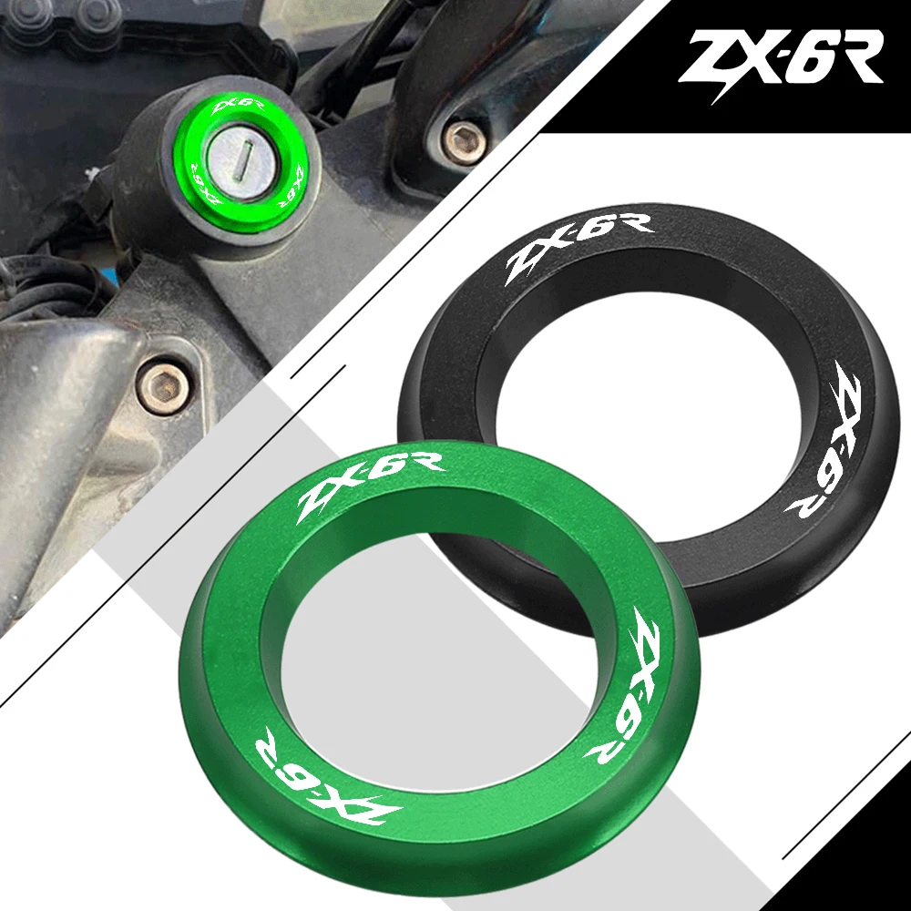 Motorcycle For Kawasaki ZX6R ZX 6R ZX-6R 2000-2022 2021 2020 2019 2018 2017 2016 2015 2014 Keychain Ignition Switch Cover Ring
Motorcycle For Kawasaki ZX6R ZX 6R ZX-6R 2000-2022 2021 2020 2019 2018 2017 2016 2015 2014 Keychain Ignition Switch Cover Ring
