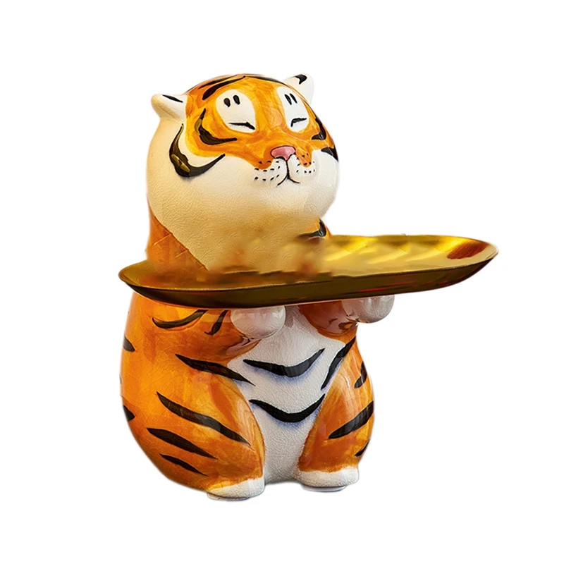 Creative Cute Tiger Ceramic Storage Decoration Jewelry Key Desktop Finishing Office Living Room Porch Decorations 
Creative Cute Tiger Ceramic Storage Decoration Jewelry Key Desktop Finishing Office Living Room Porch Decorations