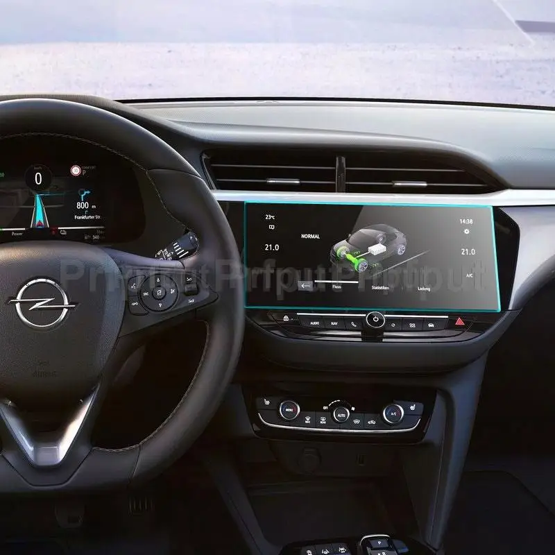 

Tempered glass screen protector film For Opel Corsa-e/Opel Corsa F MY20 2020 2021 Car infotainment radio GPS Navigation Interior