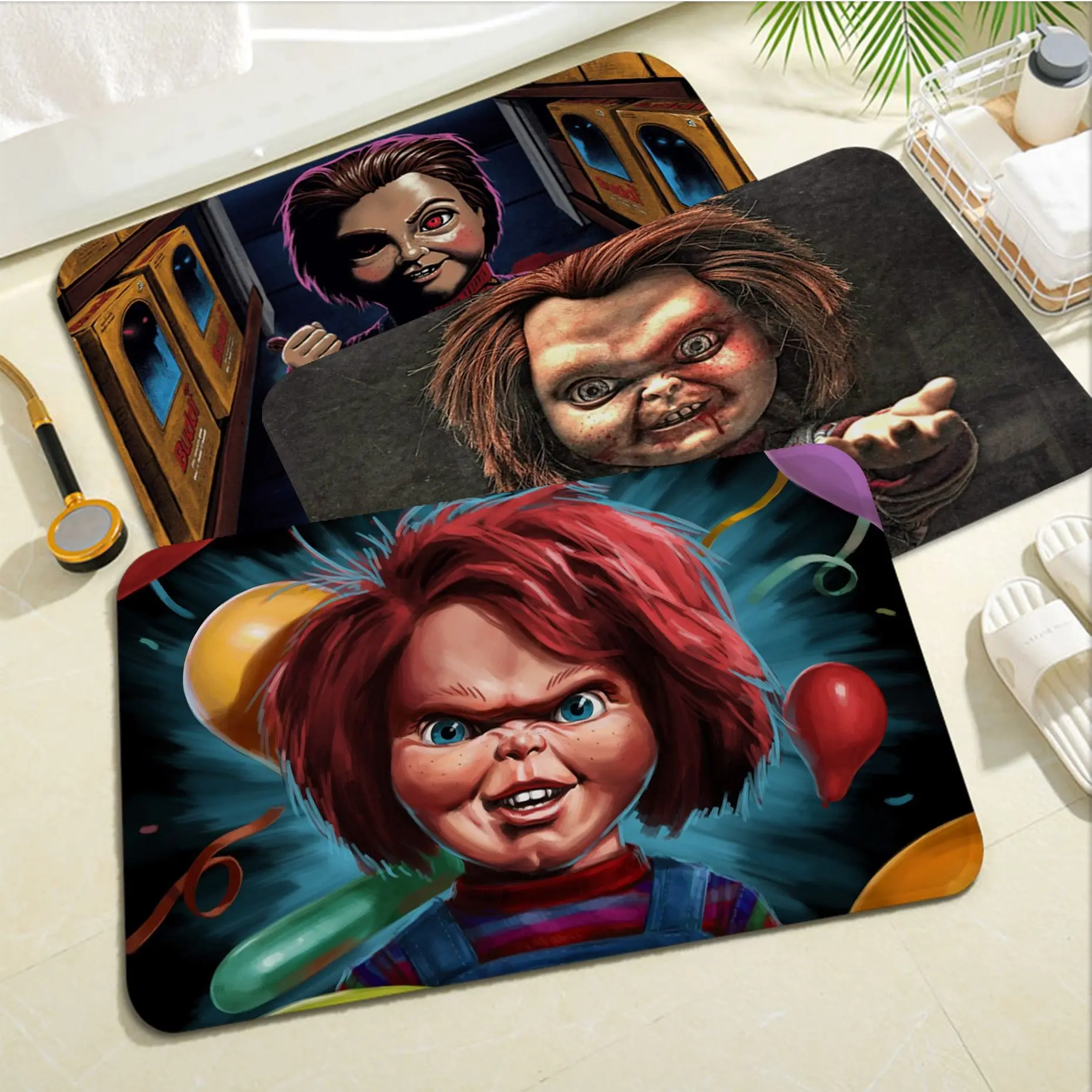 Horror movies Bride of Chucky Series Long Rugs Anti-slip Absorb Water Long Strip Cushion Bedroon Mat Alfombra
Horror movies Bride of Chucky Series Long Rugs Anti-slip Absorb Water Long Strip Cushion Bedroon Mat Alfombra