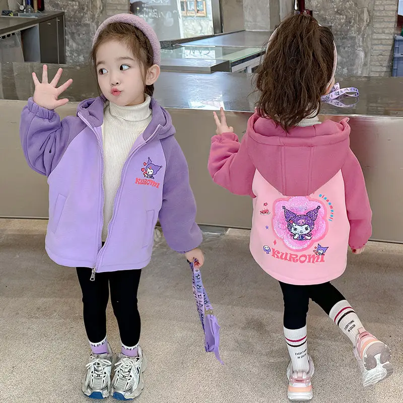 Cartoon Sanrio Children Padded Jacket Cinnamoroll Accessories Cute Kawaii Anime Winter Hooded Thickened Tops Toys for Girls Gift
Cartoon Sanrio Children Padded Jacket Cinnamoroll Accessories Cute Kawaii Anime Winter Hooded Thickened Tops Toys for Girls Gift