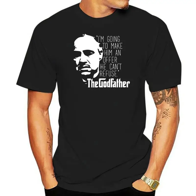 

The Godfather Tee Don Vito Corleone Marlon Brando S M L Xl 2Xl 3Xl T Shirt T Shirt O Neck Men