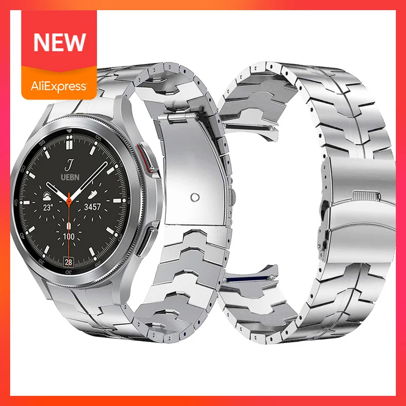 No Gap Bracelet For Samsung Galaxy Watch4 Classic 46mm 42mm Strap For Galaxy Watch4 44mm 40mm Watchbands Stainless Steel Metal
No Gap Bracelet For Samsung Galaxy Watch4 Classic 46mm 42mm Strap For Galaxy Watch4 44mm 40mm Watchbands Stainless Steel Metal