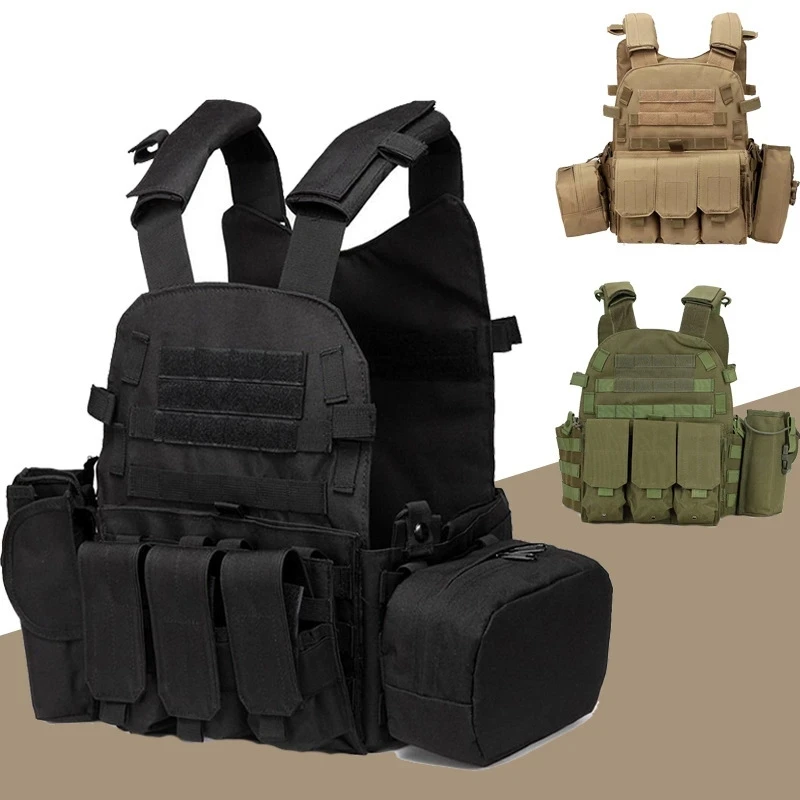 Outdoor Hunting Airsoft Tactical Body Armor Military Tactical Vest Combat Assault Plate Outdoor Tactical Clothing Hunting Vest
Outdoor Hunting Airsoft Tactical Body Armor Military Tactical Vest Combat Assault Plate Outdoor Tactical Clothing Hunting Vest