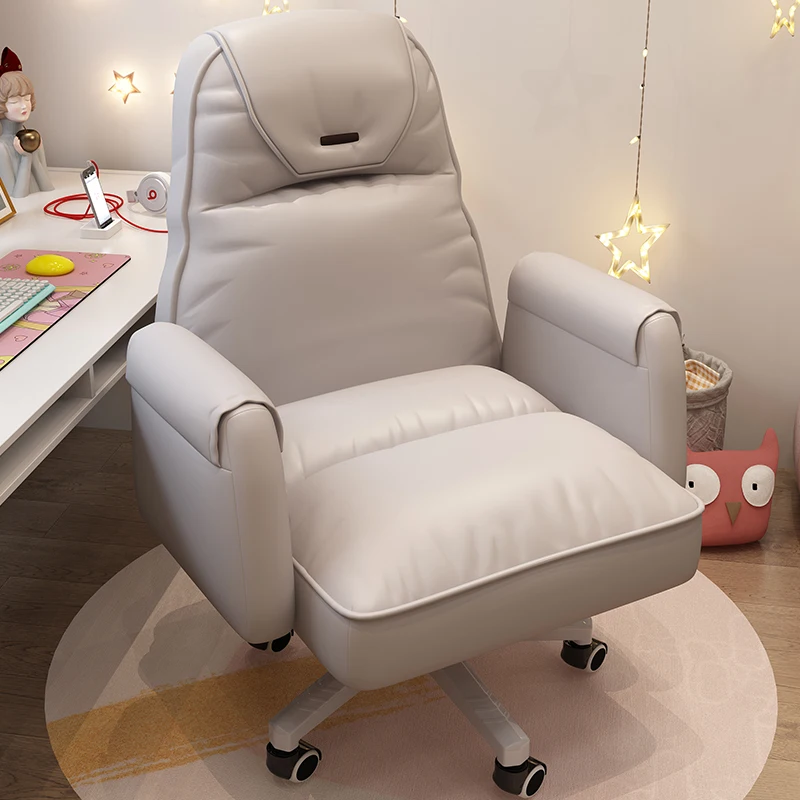 Swivel Mobile Office Chair Leather Arm Study Knee Luxury Individual Design Cute Chair Reception Bureaux Meuble Office Furniture
Swivel Mobile Office Chair Leather Arm Study Knee Luxury Individual Design Cute Chair Reception Bureaux Meuble Office Furniture