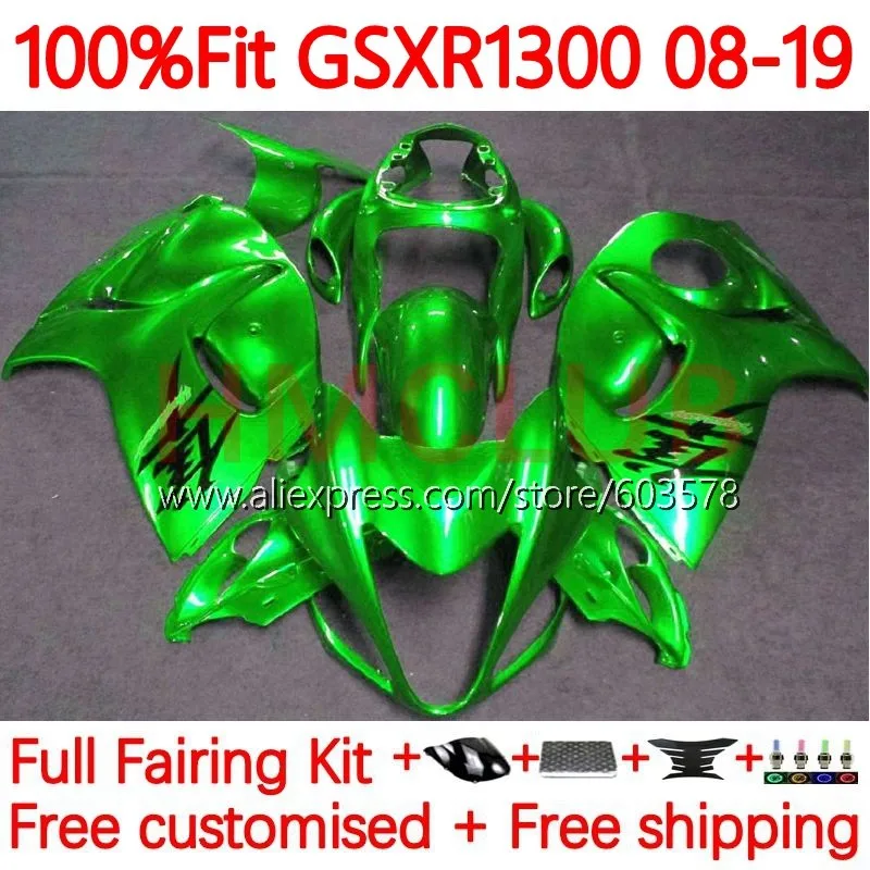 Injection For SUZUKI Hayabusa GSXR1300 GSXR 1300 CC GSXR-1300 08 09 10 11 12 13 14 15 16 17 18 19 green stock Fairing 106No.69
Injection For SUZUKI Hayabusa GSXR1300 GSXR 1300 CC GSXR-1300 08 09 10 11 12 13 14 15 16 17 18 19 green stock Fairing 106No.69