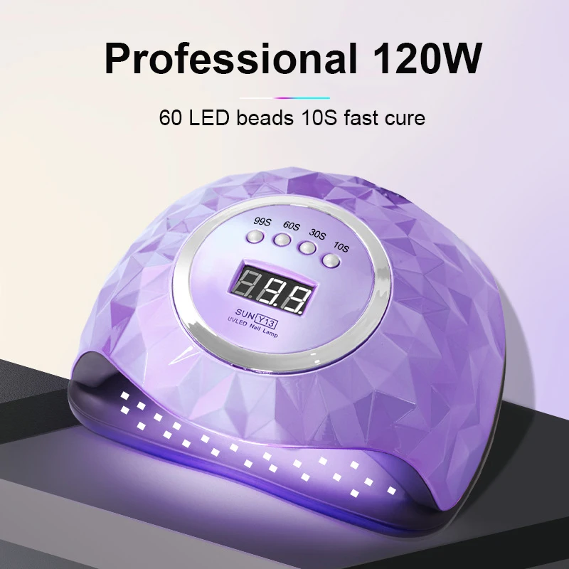 Professional Nail UV LED Lamp 120W Gel Polish Dryer Pedicure Machine LED Light for Nails SUN UV Nail Lamp
Professional Nail UV LED Lamp 120W Gel Polish Dryer Pedicure Machine LED Light for Nails SUN UV Nail Lamp