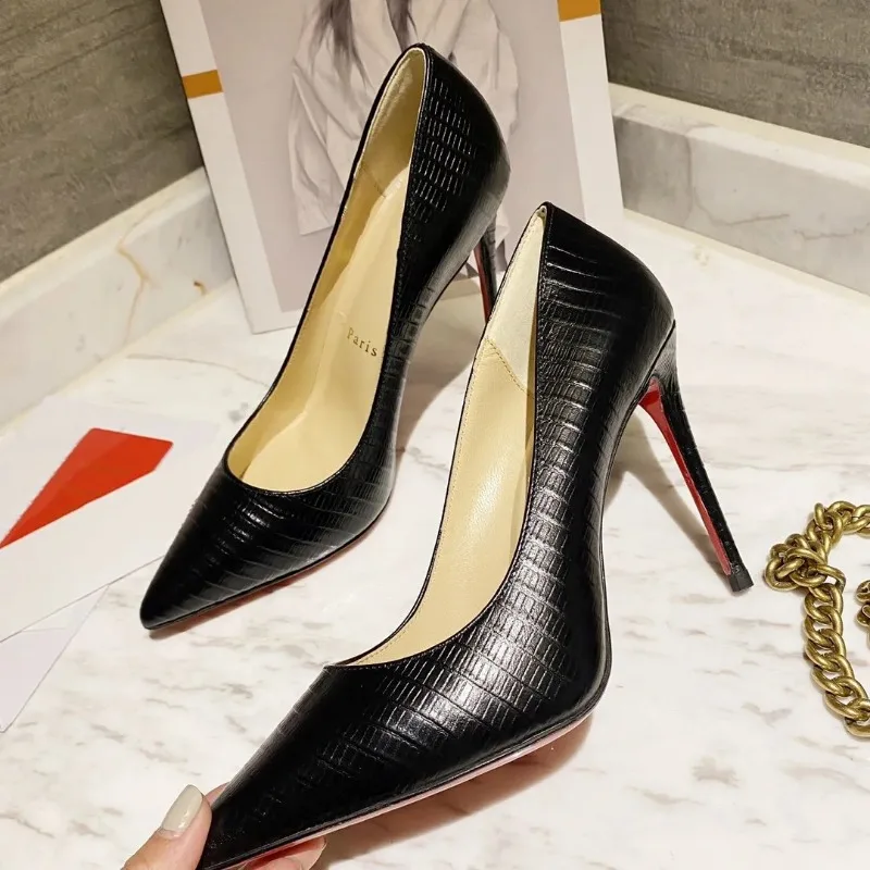 Red Sole Shoes Black Women High Heeled Pumps Evening Sexy Stilettos Fashion MatteWedding Dress Shoes Formal Daily Heels
Red Sole Shoes Black Women High Heeled Pumps Evening Sexy Stilettos Fashion MatteWedding Dress Shoes Formal Daily Heels
