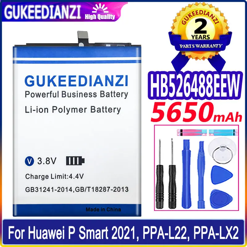 Аккумулятор GUKEEDIANZI HB526488EEW для Huawei P Smart 2021 приблизительная версия L02B L22B Аккумулятор для Honor 10x Lite батареи + Инструменты
Аккумулятор GUKEEDIANZI HB526488EEW для Huawei P Smart 2021 приблизительная версия L02B L22B Аккумулятор для Honor 10x Lite батареи + Инструменты