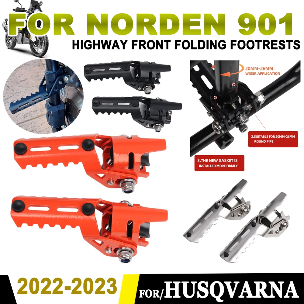 For Husqvarna Norden 901 Norden901 Motorcycle Accessories Highway Front Foot Pegs Folding Footrests Clamps Diameter 20mm-26mm
For Husqvarna Norden 901 Norden901 Motorcycle Accessories Highway Front Foot Pegs Folding Footrests Clamps Diameter 20mm-26mm