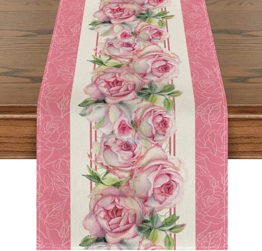 Spring Cherry Blossom Pink Petals Table Runner Decoration Home Decor Dinner Table Decoration Table Decor
Spring Cherry Blossom Pink Petals Table Runner Decoration Home Decor Dinner Table Decoration Table Decor
