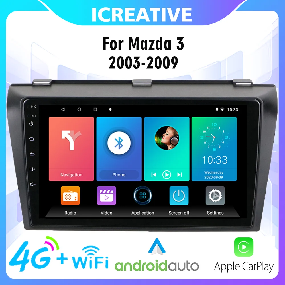 Android 2 DIN Car GPS Radio Stereo WIFI Free MAP Car Multimedia Player For Mazda 3 2004-2009 GPS Navigation Head Unit
Android 2 DIN Car GPS Radio Stereo WIFI Free MAP Car Multimedia Player For Mazda 3 2004-2009 GPS Navigation Head Unit