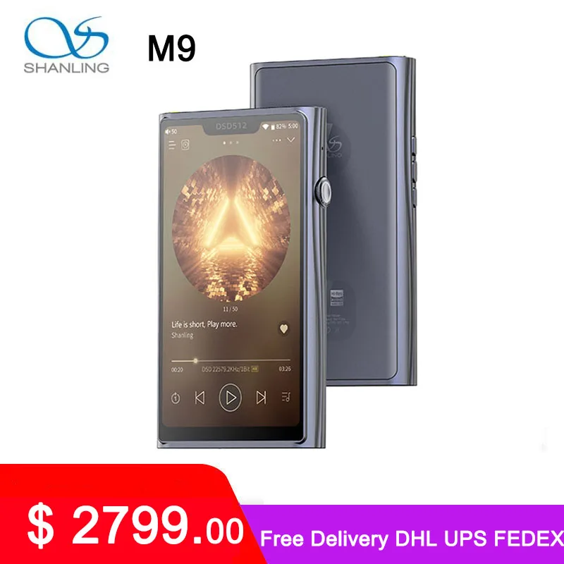 Портативный музыкальный плеер SHANLING M9 Android mp3-плеер с двумя ЦАП AK4499EQ чипы PCM768/DSD512 MQA