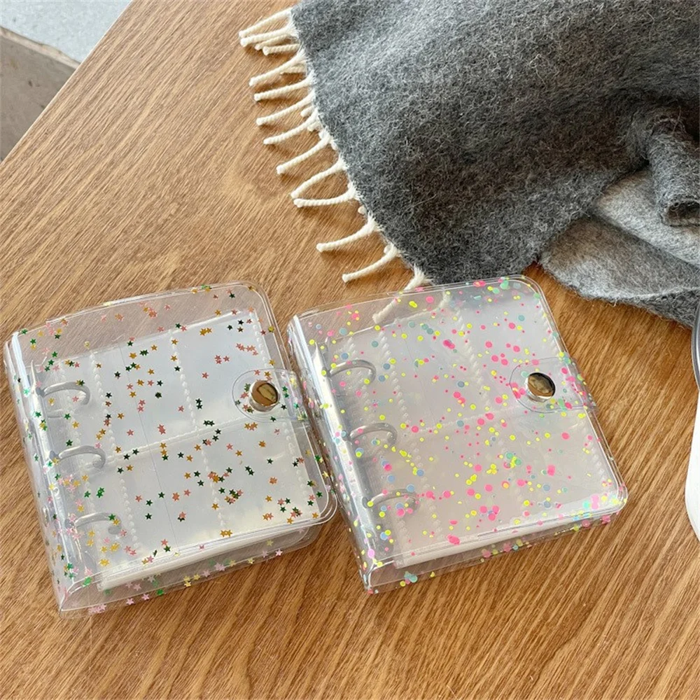 1/2/3 Inch ID Photo Album Loose Leaf Notebook Laser Star Chasing Small Card Mini 3 Rings Binder Cards Organizer Book Stationery
1/2/3 Inch ID Photo Album Loose Leaf Notebook Laser Star Chasing Small Card Mini 3 Rings Binder Cards Organizer Book Stationery