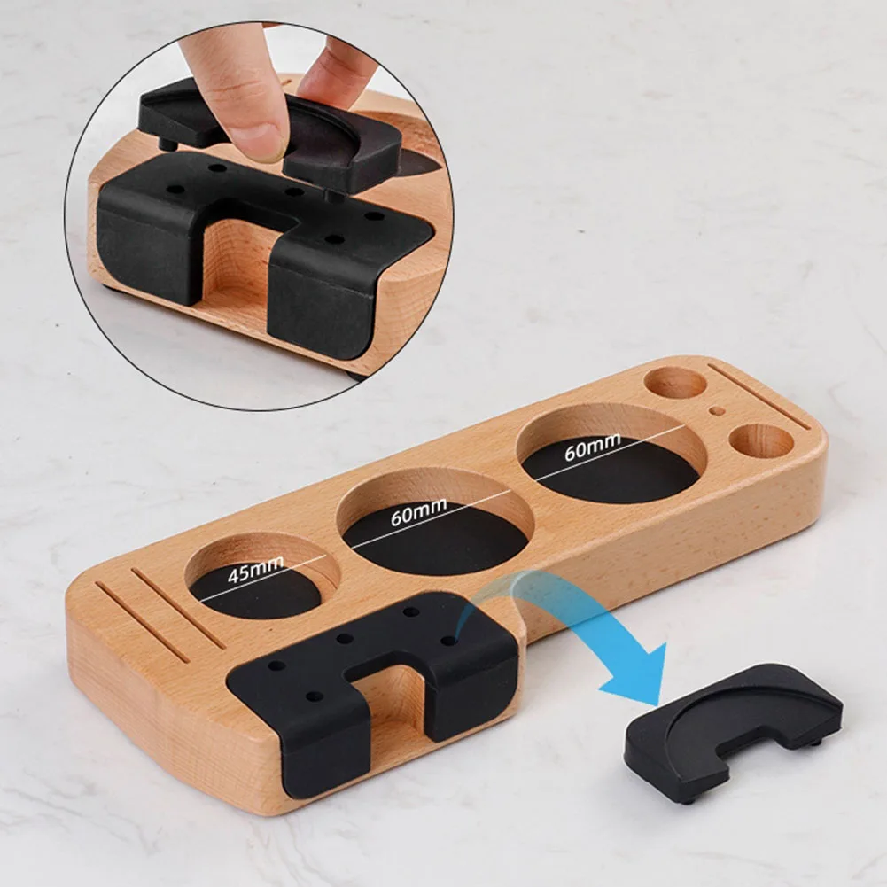 Universal Wooden Coffee Tamper Stand Presser Holder For Espresso Puck Screen Tamping Station Distribution Lever Tool Tamper Mat
Universal Wooden Coffee Tamper Stand Presser Holder For Espresso Puck Screen Tamping Station Distribution Lever Tool Tamper Mat