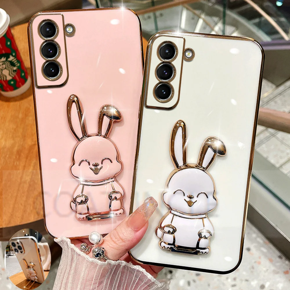 Cute Rabbit Holder Phone Bracket Case For Samsung S22 Ultra S20 S21 S20 FE Note 20 10 8 9 S23 Ultra S8 S9 S10 Plus Plating Cover
Cute Rabbit Holder Phone Bracket Case For Samsung S22 Ultra S20 S21 S20 FE Note 20 10 8 9 S23 Ultra S8 S9 S10 Plus Plating Cover