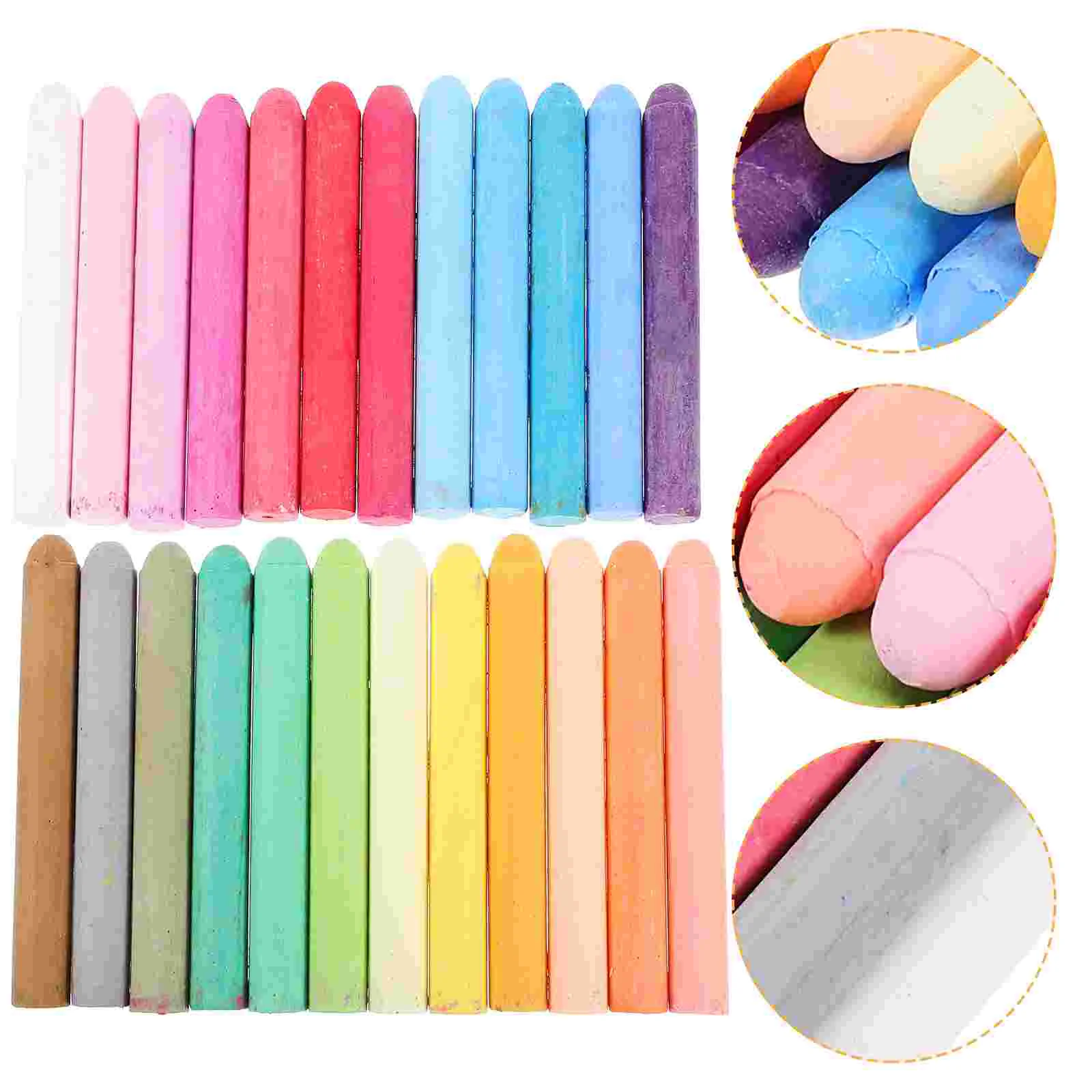 24 Pcs Kindergarten Supplies Convenient Drawing Chalk Sidewalk Chalks Toner Teacher Accessory
24 Pcs Kindergarten Supplies Convenient Drawing Chalk Sidewalk Chalks Toner Teacher Accessory