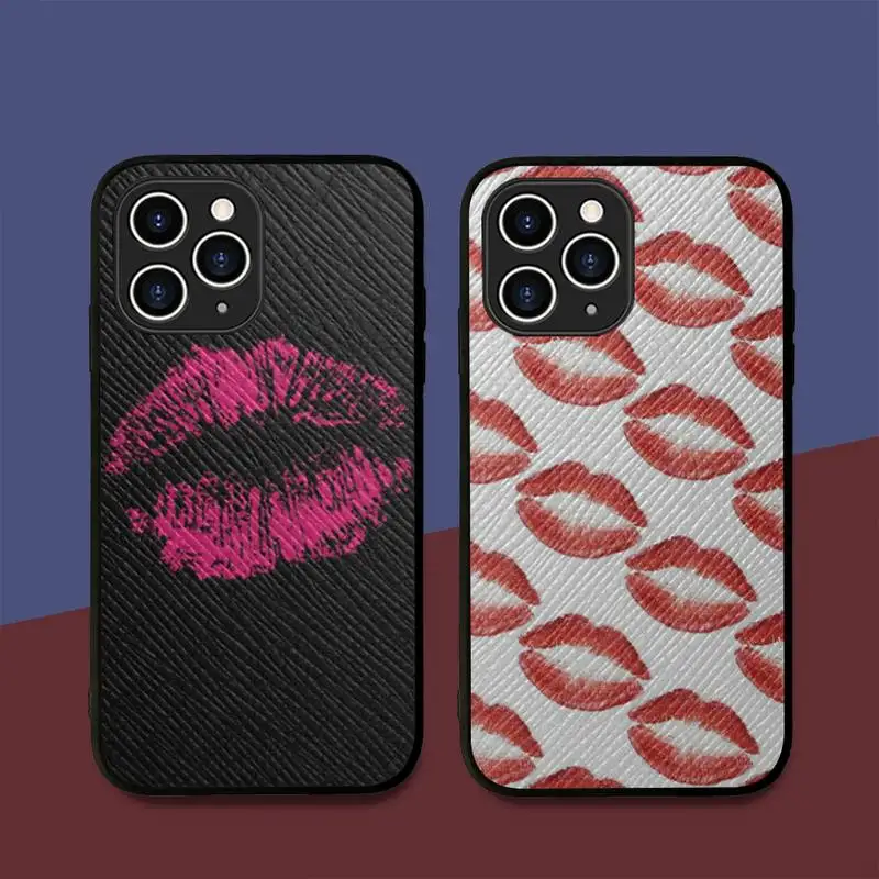Lip Print Phone Case Hard Leather Case for iPhone 11 12 13 Mini Pro Max 8 7 Plus SE 2020 X XR XS Coque
Lip Print Phone Case Hard Leather Case for iPhone 11 12 13 Mini Pro Max 8 7 Plus SE 2020 X XR XS Coque