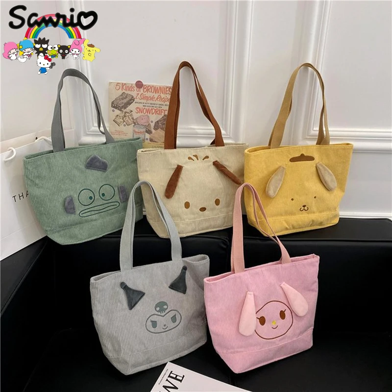 Sanrio Kawaii Canvas Bag Pompompurin Kuromi My Melody Cartoon Shoulder Bag Cosmetic Stationery Bag Children's Toy Birthday Gift
Sanrio Kawaii Canvas Bag Pompompurin Kuromi My Melody Cartoon Shoulder Bag Cosmetic Stationery Bag Children's Toy Birthday Gift