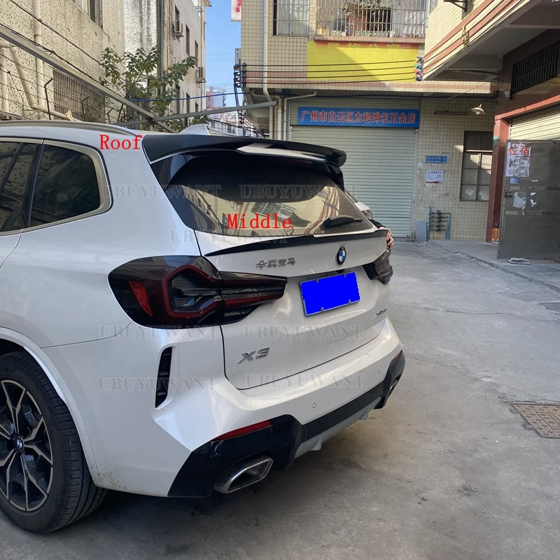 for BMW X3 G01 high-quality carbon fiber and FRP black color rear spoiler tail wing trunk cover car styling
for BMW X3 G01 high-quality carbon fiber and FRP black color rear spoiler tail wing trunk cover car styling