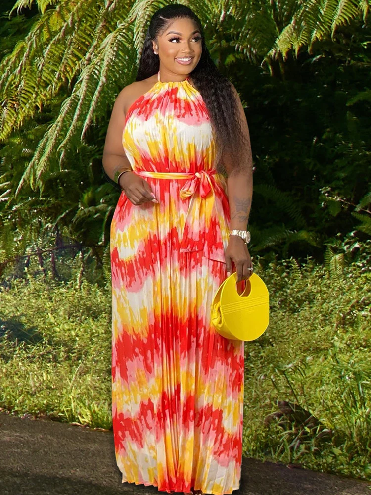 Long African Dress Women Halter Backless Loose Robes Africa Clothing Summer New Tie Dye Print Sexy Dashiki African Maxi Dresses
Long African Dress Women Halter Backless Loose Robes Africa Clothing Summer New Tie Dye Print Sexy Dashiki African Maxi Dresses