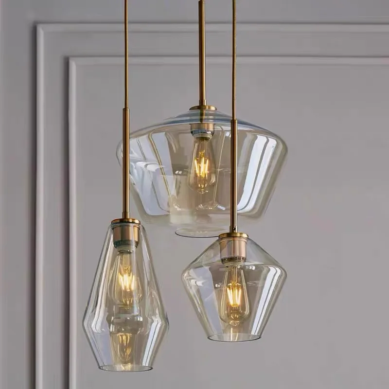 Modern Amber LED Glass Chandelier Indoor Lighting Bedroom Living Room Chandelier Home Decoration Kitchen Restaurant Luste Light
Modern Amber LED Glass Chandelier Indoor Lighting Bedroom Living Room Chandelier Home Decoration Kitchen Restaurant Luste Light