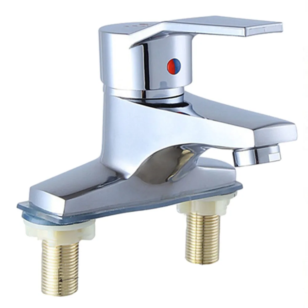 Basin Faucet Double-Hole Hot&Cold Water Faucet Bathroom Sink Mixing Valve Switch Bathroom Single-handle Basin Washbasin Faucet
Basin Faucet Double-Hole Hot&Cold Water Faucet Bathroom Sink Mixing Valve Switch Bathroom Single-handle Basin Washbasin Faucet
