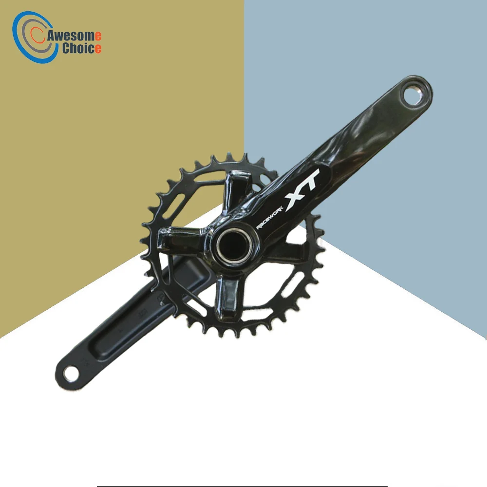 RACEWORK 104BCD MTB XT Crankset 170mm/175mm Crank Mountain Bike Sprocket 34T 36T Narrow Wide Chainring Bicycle Crankset
RACEWORK 104BCD MTB XT Crankset 170mm/175mm Crank Mountain Bike Sprocket 34T 36T Narrow Wide Chainring Bicycle Crankset