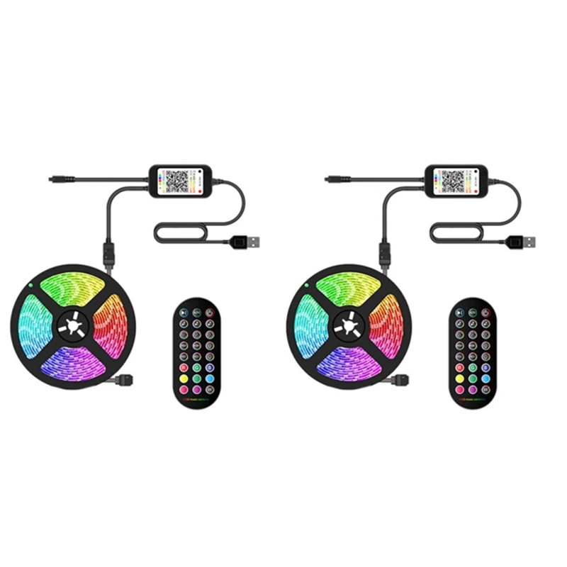 Светодиодные лампы с изменением цвета, музыкальная синхронизация, RGB-подсветка 5050 SMD, управление через приложение с дистанционным управлени...
Светодиодные лампы с изменением цвета, музыкальная синхронизация, RGB-подсветка 5050 SMD, управление через приложение с дистанционным управлени...