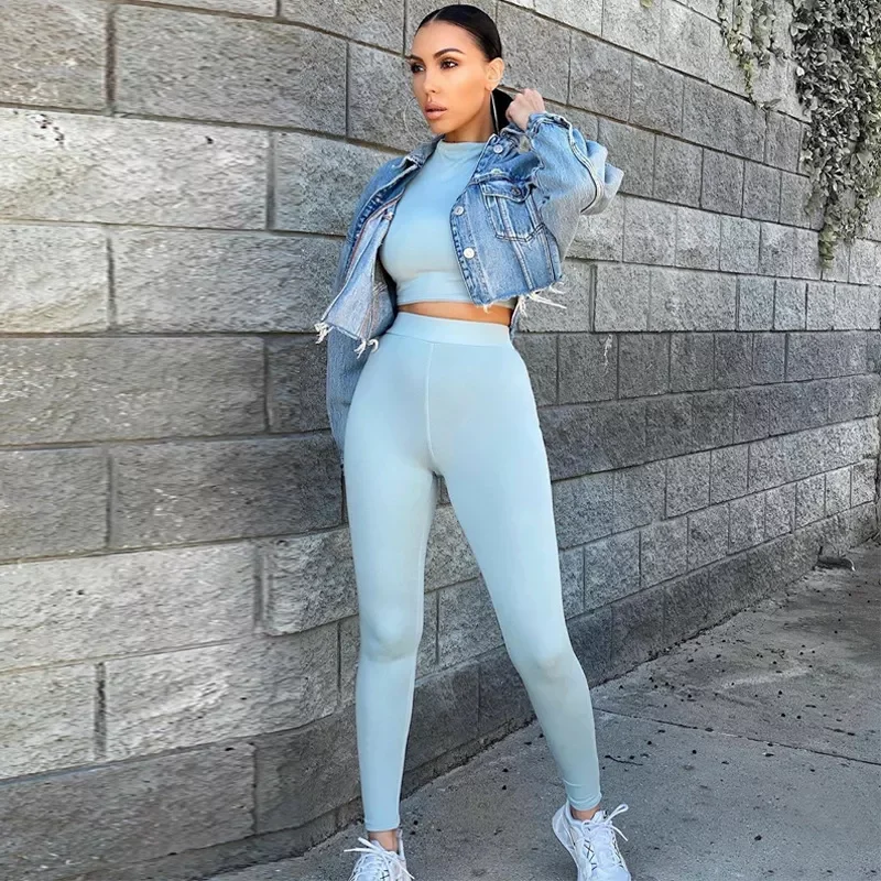 Autumn Winter Two Piece Set Women Outfits Long Sleeve Crop Tops T-shirt Leggings Pants Sports Suit Female Tracksuit Clothes
Autumn Winter Two Piece Set Women Outfits Long Sleeve Crop Tops T-shirt Leggings Pants Sports Suit Female Tracksuit Clothes