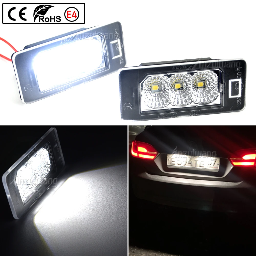 For VW Golf Mk6 Mk7 Plus Touareg Mk2 Touran Passat B6 B7 Tiguan Jetta Audi A1 A3 A4 A7 Q7 Q3 LED License Number Plate Lamp Light
For VW Golf Mk6 Mk7 Plus Touareg Mk2 Touran Passat B6 B7 Tiguan Jetta Audi A1 A3 A4 A7 Q7 Q3 LED License Number Plate Lamp Light