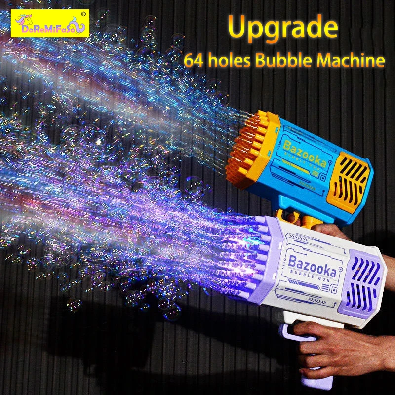 64 Hole Electric Bubble Gun Soap Bubbles Guns Machine For Children Kids Toy Outdoor Games Garden Child Toys Summer Toys
64 Hole Electric Bubble Gun Soap Bubbles Guns Machine For Children Kids Toy Outdoor Games Garden Child Toys Summer Toys