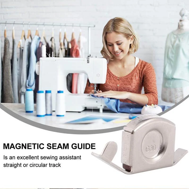 Magnetic Seam Guide 2PCS Sewing Accessories Narrow Rolled Hem Sewing Machine Presser Foot Setting Gauge Household Sewing Tools
Magnetic Seam Guide 2PCS Sewing Accessories Narrow Rolled Hem Sewing Machine Presser Foot Setting Gauge Household Sewing Tools